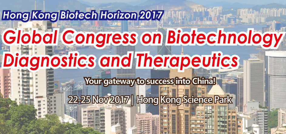 Global Congress on Biotechnology: Diagnostics and Therapeutics – 22-25 November in Hong Kong
